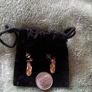 Gold Flip-Flop Earrings